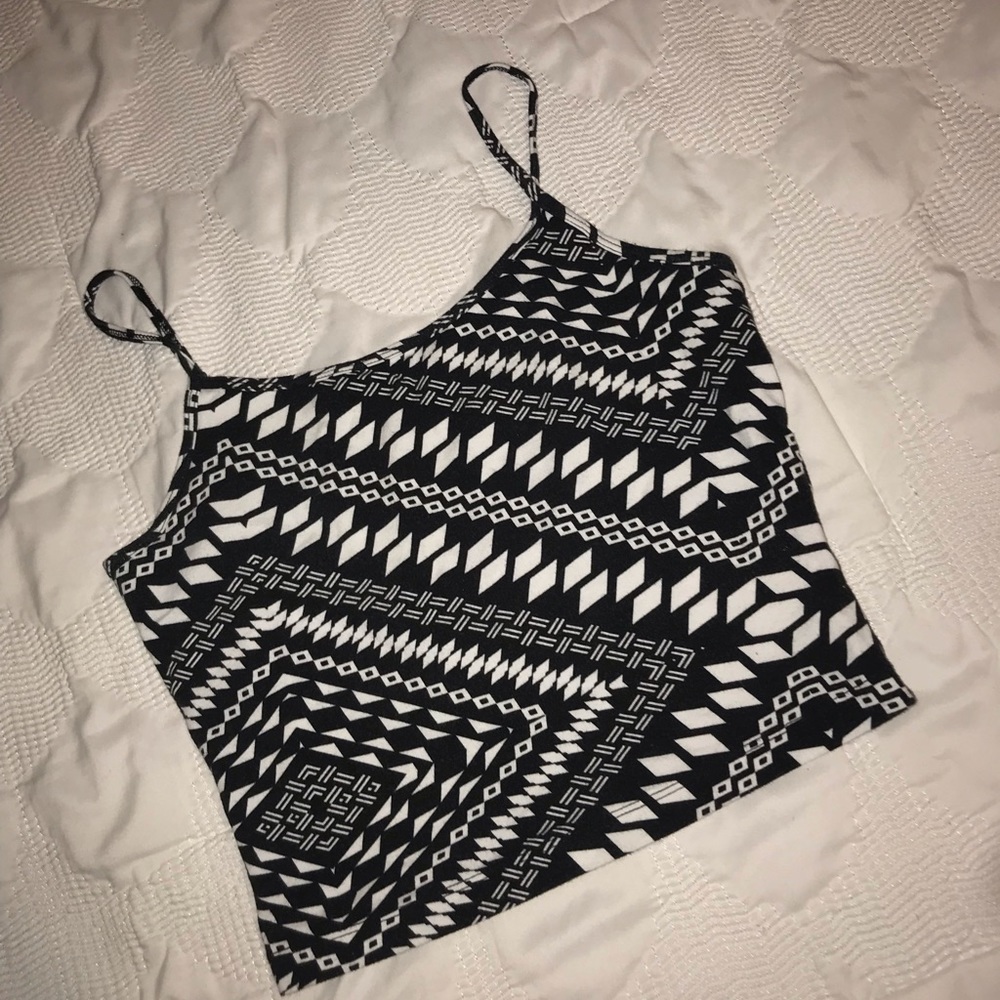 Tribal cropped cami